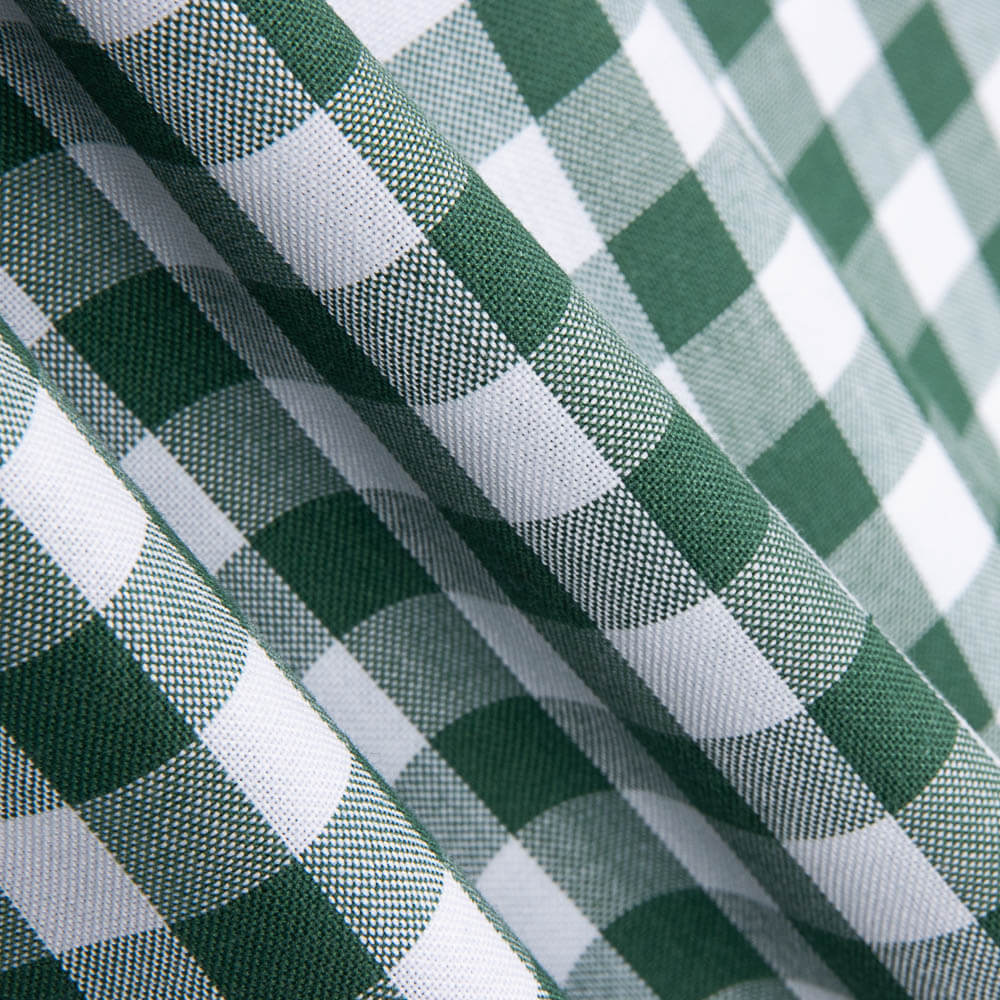 Tela Mantelería Cuadro Verde 13mm - Ribes y Casals