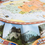 Mantel Resinado Mapa España S:140 x 140 - Ribes y Casals