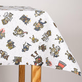 Mantel Resinado Anti Manchas Kukuxumusu Blanco - Ribes y Casals