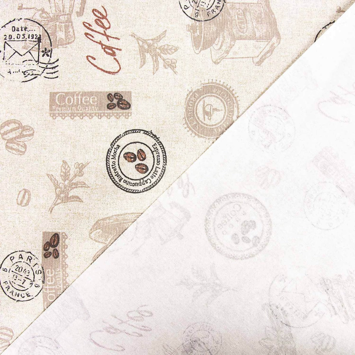 Mantel Resinado Antimanchas Coffee - Ribes y Casals