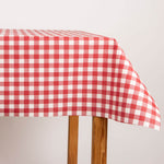 Mantel Resinado Antimanchas Cuadros Rojo - Ribes y Casals