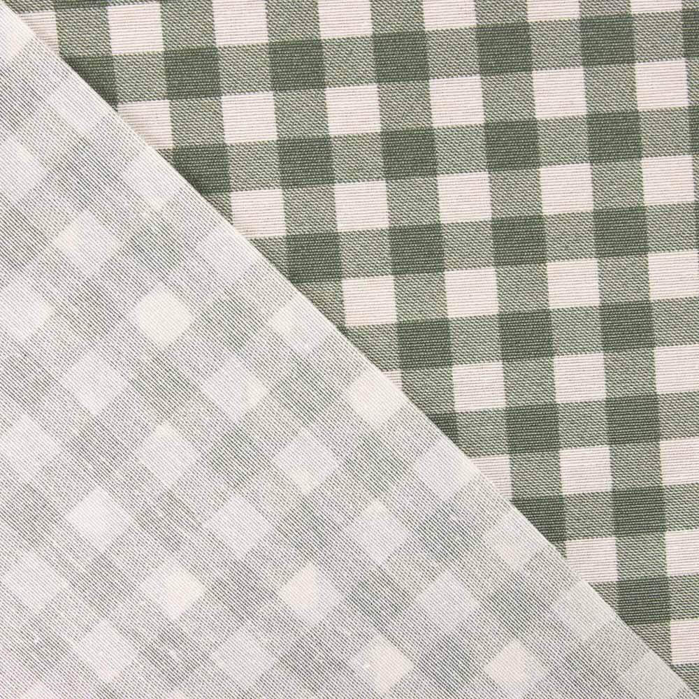 Mantel Resinado Antimanchas Cuadros Verde - Ribes y Casals