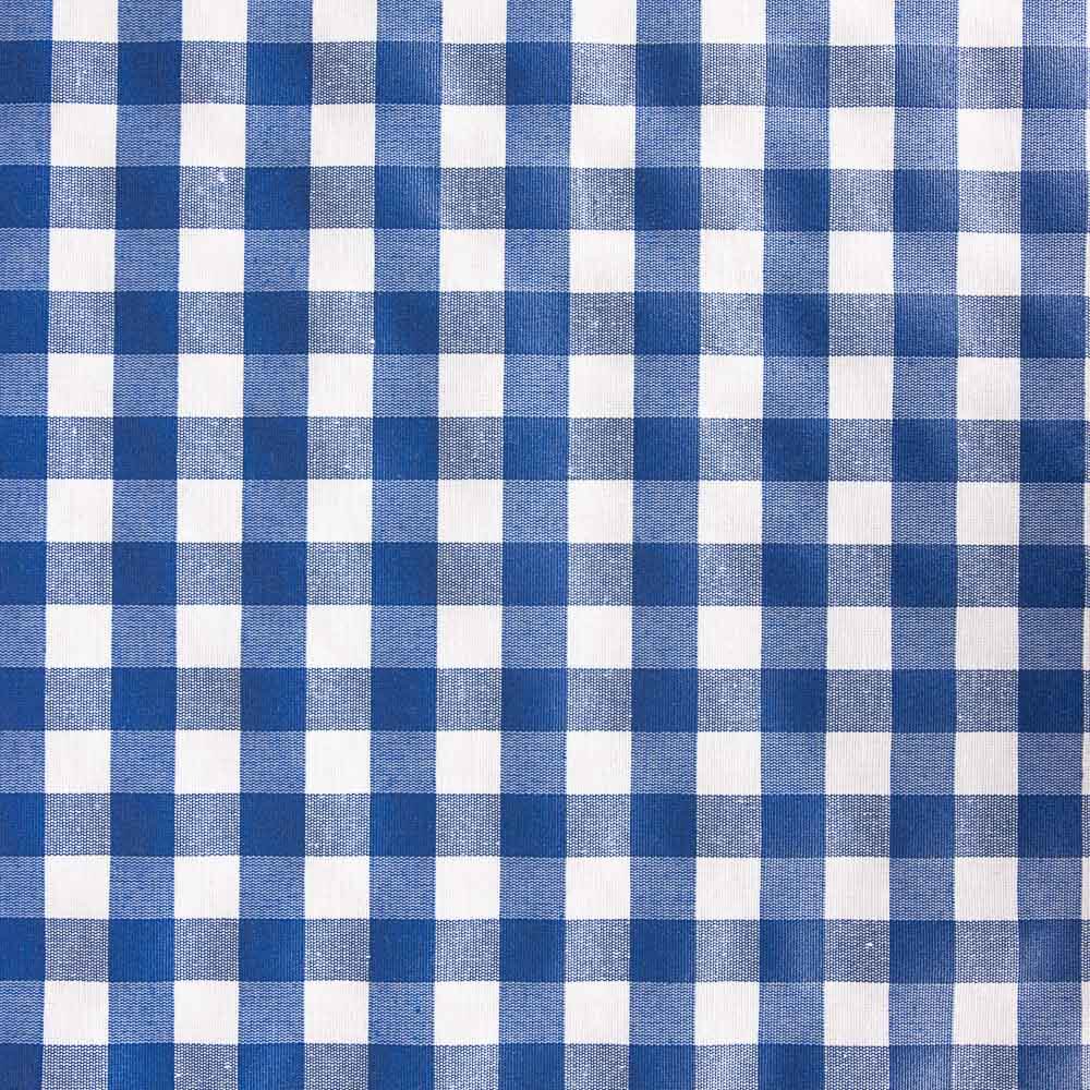 Mantel Resinado Antimanchas Cuadros Azul - Ribes y Casals