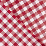 Mantel Resinado Antimanchas Cuadros Rojo - Ribes y Casals