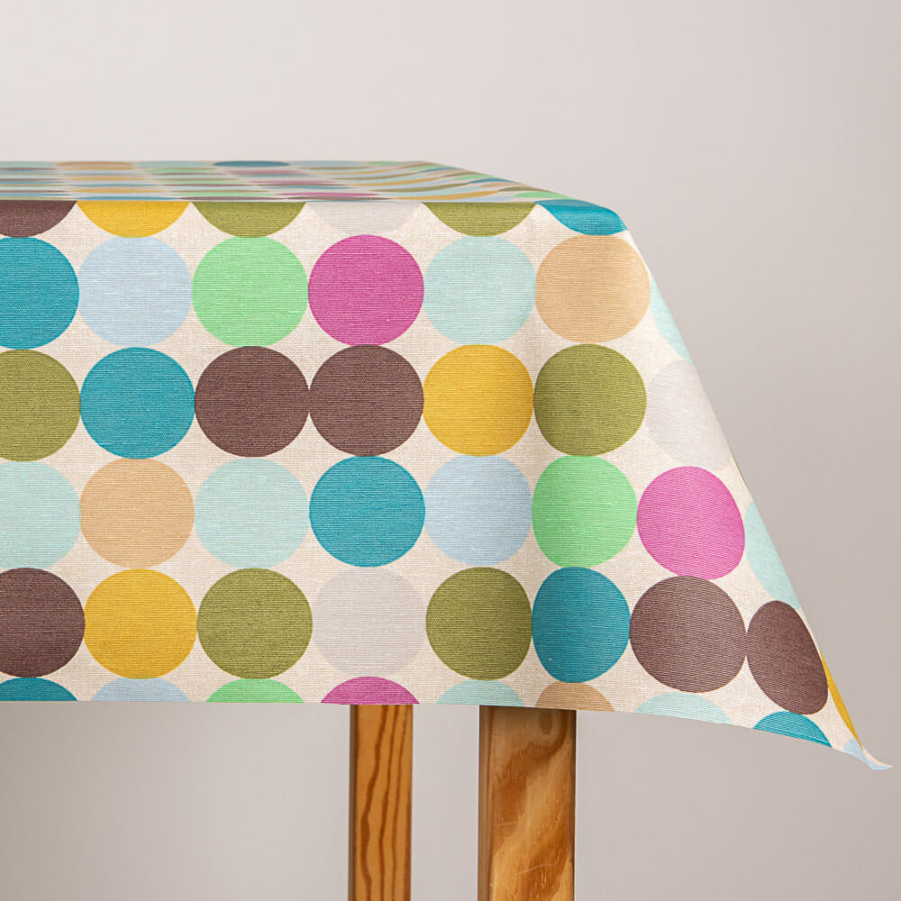 Mantel Resinado Antimanchas Disco - Ribes y Casals