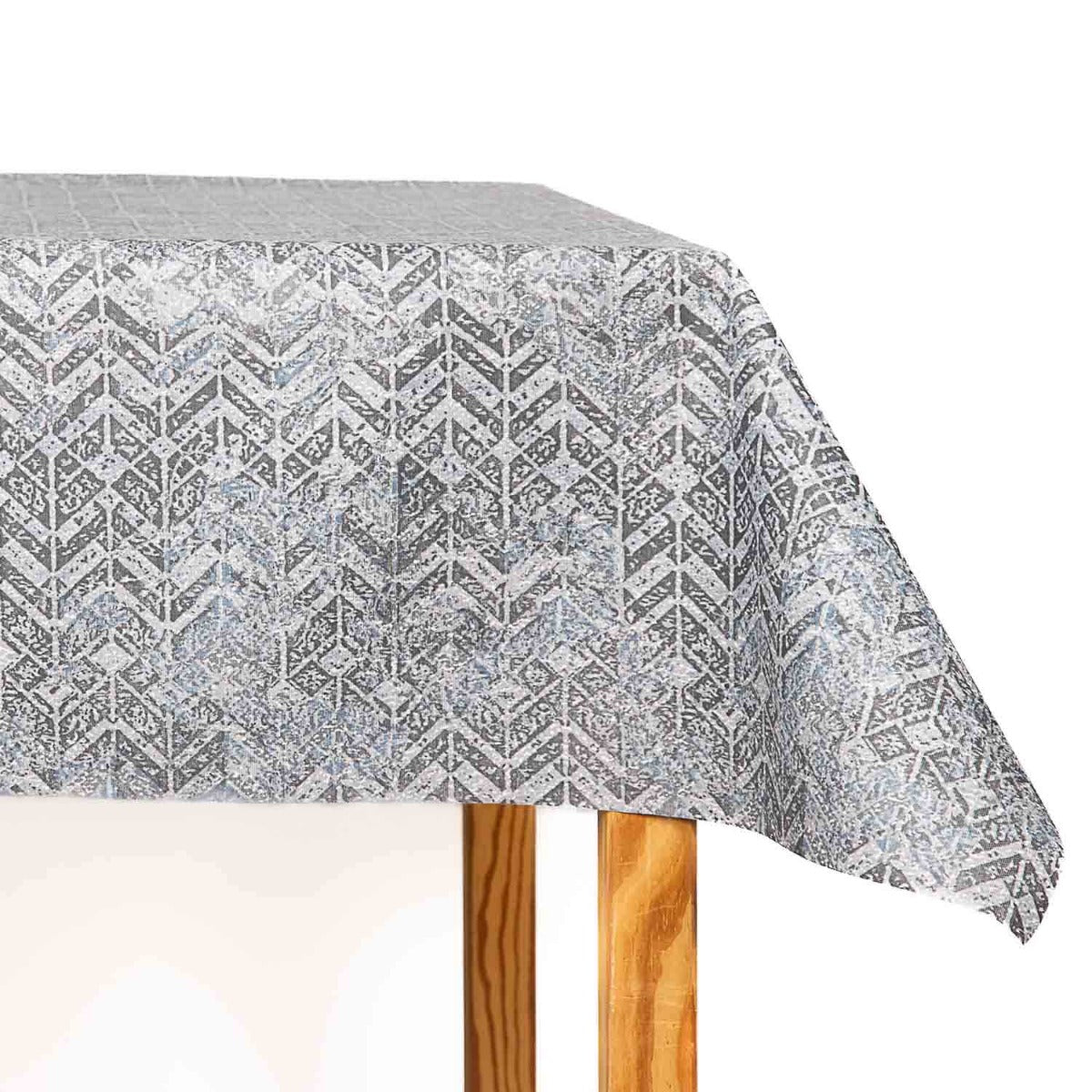 Mantel Resinado Antimanchas Geo Grises - Ribes y Casals