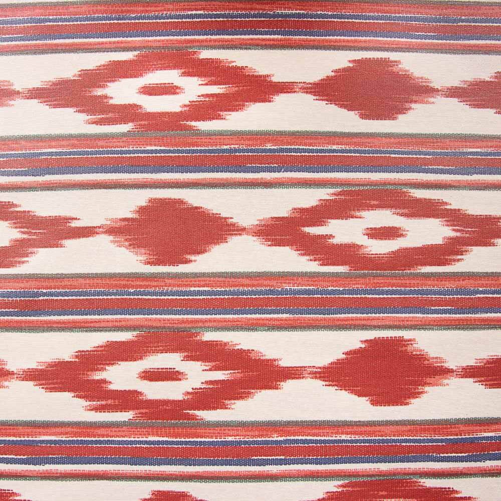 Mantel Resinado Antimanchas Ikat Rojo - Ribes y Casals