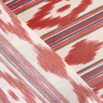 Mantel Resinado Antimanchas Ikat Rojo - Ribes y Casals