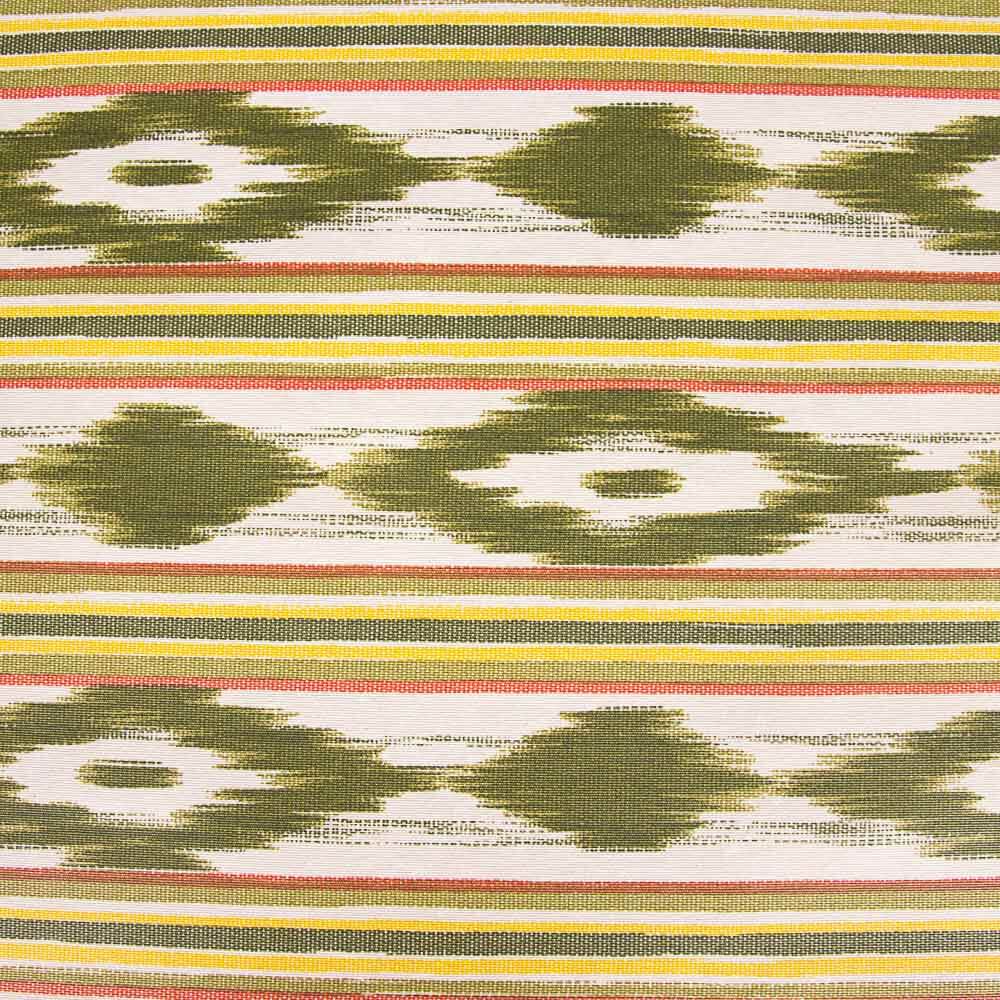 Mantel Resinado Antimanchas Ikat Verde - Ribes y Casals