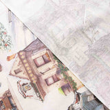 Mantel Resinado Antimanchas Navidad Casas - Ribes y Casals