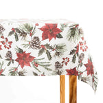 Mantel Resinado Antimanchas Navidad Flores - Ribes y Casals