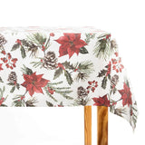 Mantel Resinado Antimanchas Navidad Flores - Ribes y Casals