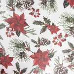 Mantel Resinado Antimanchas Navidad Flores - Ribes y Casals