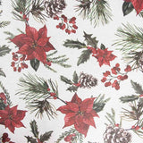 Mantel Resinado Antimanchas Navidad Flores - Ribes y Casals