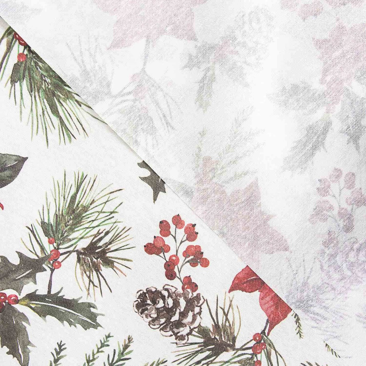 Mantel Resinado Antimanchas Navidad Flores - Ribes y Casals