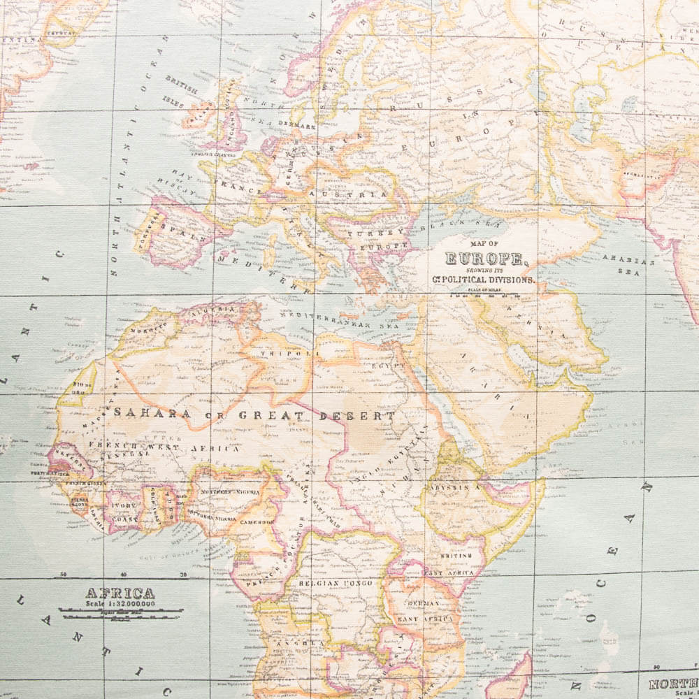 Mantel Resinado Mapamundi - Ribes y Casals