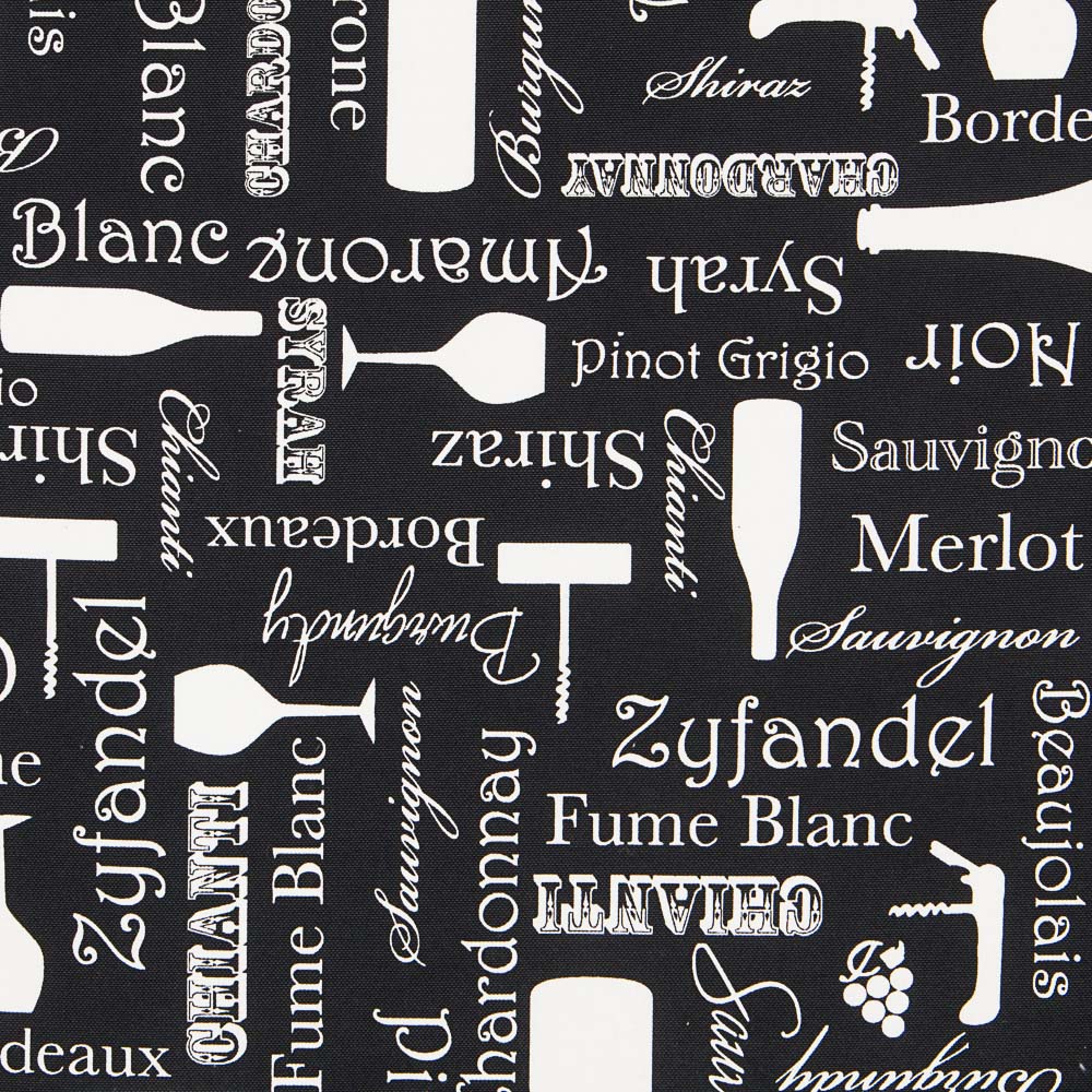 Mantel Vinos Negro - Ribes y Casals