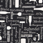 Mantel Vinos Negro - Ribes y Casals