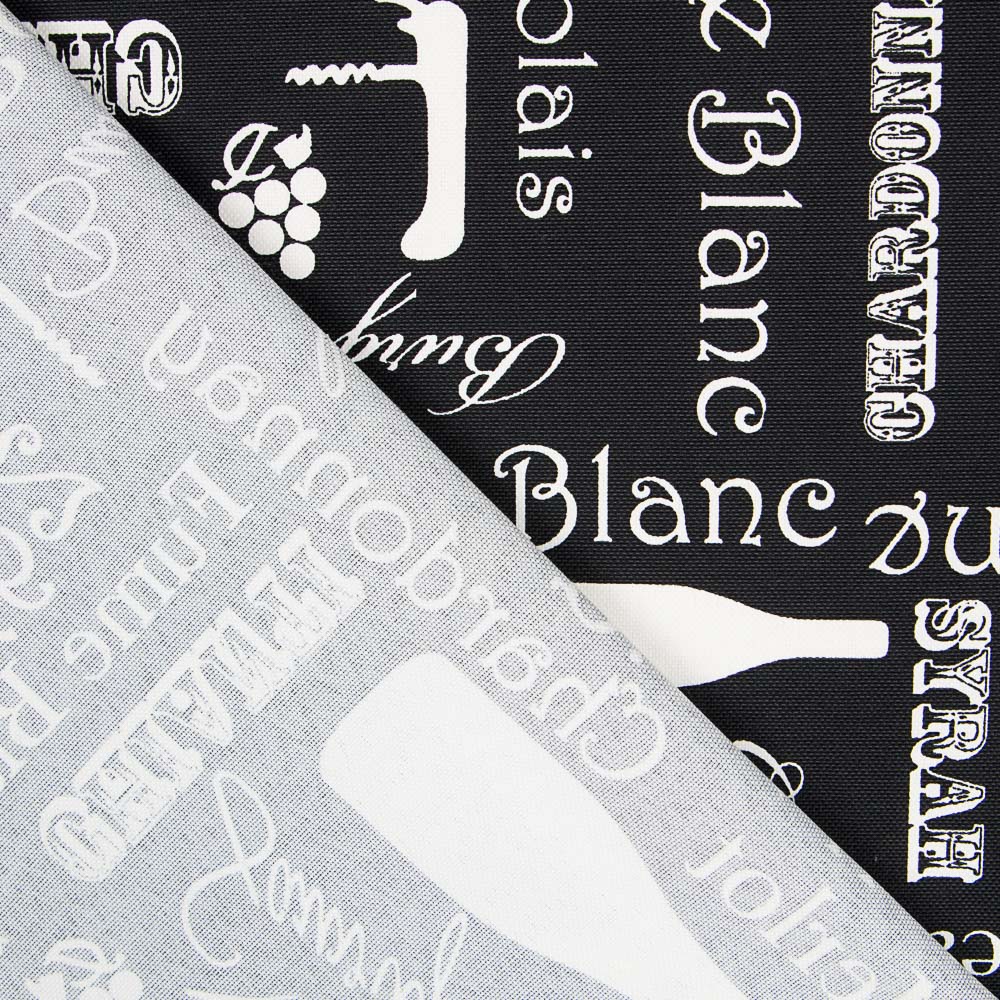 Mantel Vinos Negro - Ribes y Casals