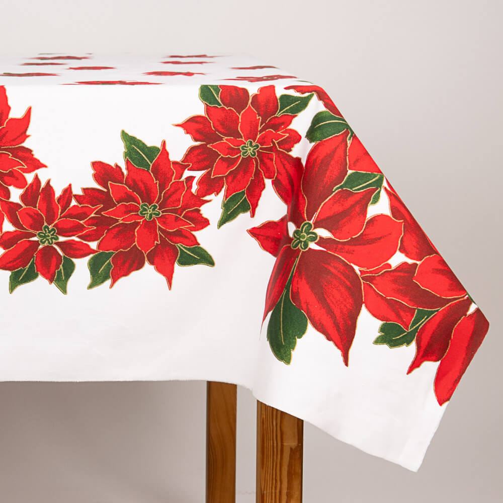 Mantelería Navidad Flor De Pascua - Ribes y Casals