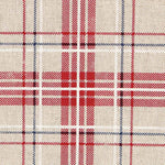 Mantelería 280cm Cuadros Beige Rojo - Ribes y Casals