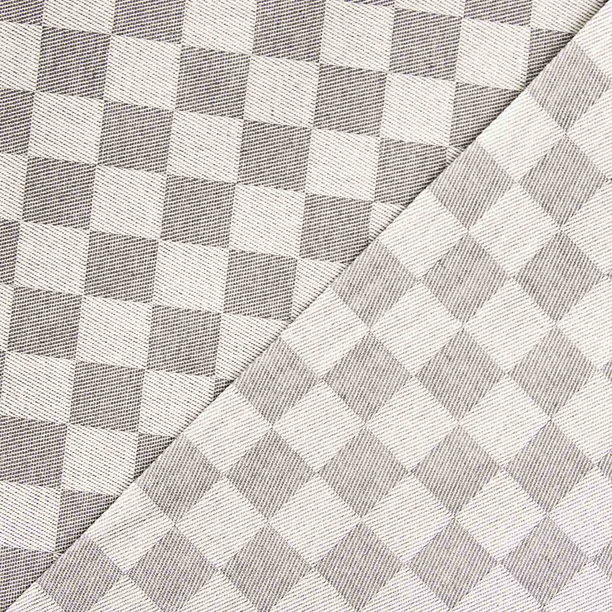 Mantel Resinado Antimanchas Chess Gris - Ribes y Casals