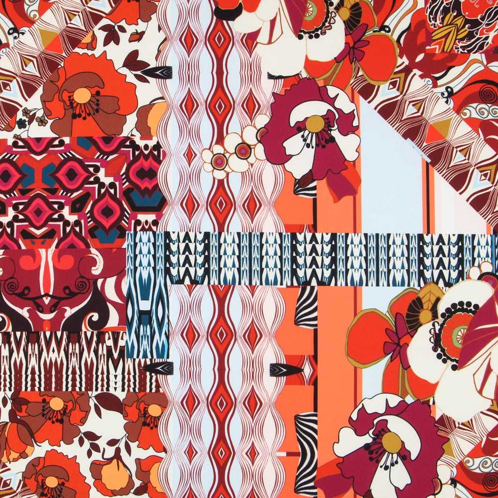 Marrocain Patch Retro Coral - Ribes y Casals