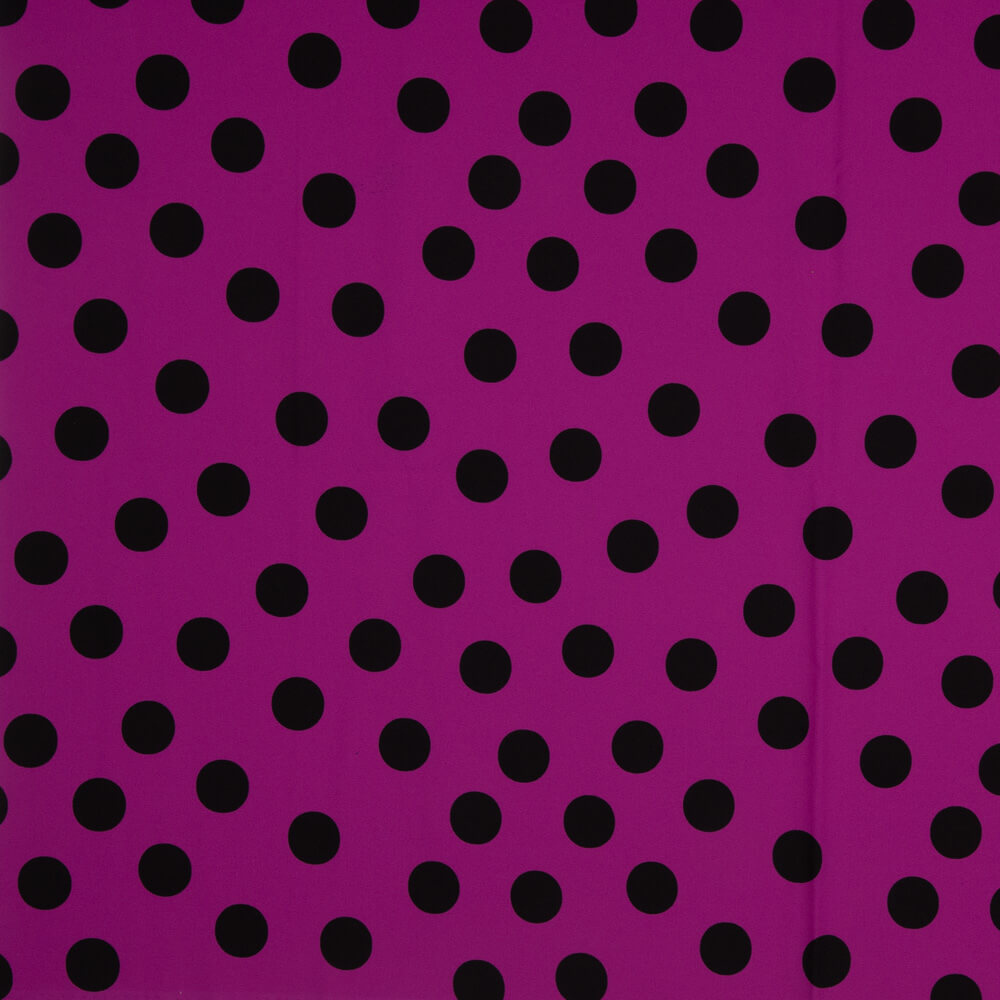 Crepe Lunares 33mm Orquídea - Ribes y Casals