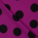 Crepe Lunares 33mm Orquídea - Ribes y Casals