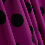 Crepe Lunares 33mm Orquídea - Ribes y Casals