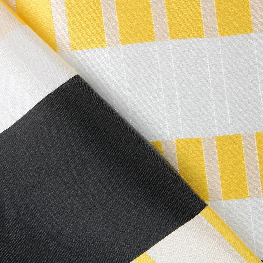 Mikado Jacquard Multiraya Amarilla - Ribes y Casals