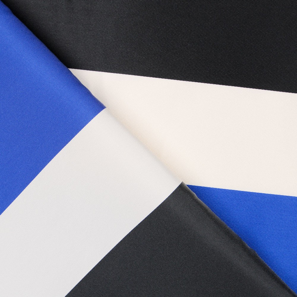 Mikado Jacquard Rayas Azulón - Ribes y Casals