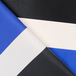 Mikado Jacquard Rayas Azulón - Ribes y Casals