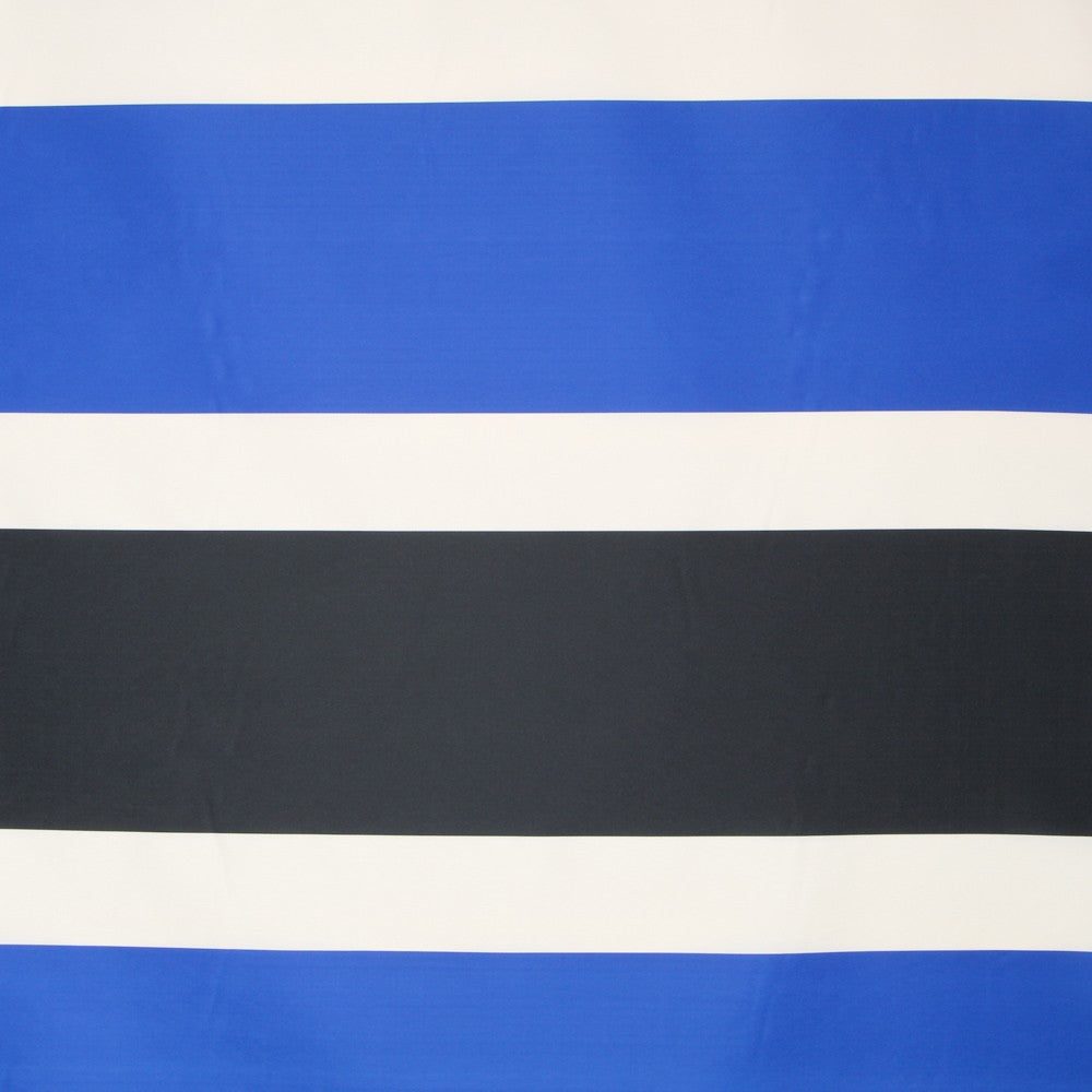 Mikado Jacquard Rayas Azulón - Ribes y Casals