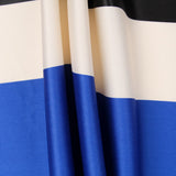 Mikado Jacquard Rayas Azulón - Ribes y Casals