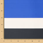 Mikado Jacquard Rayas Azulón - Ribes y Casals