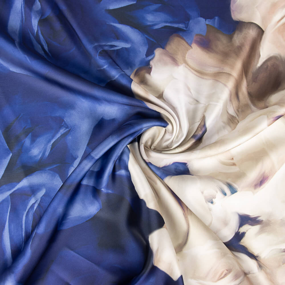 Mikado Estampado Cenefa Rosas Beige - Ribes y Casals