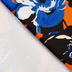 Mikado Poliéster Estampado Naranja - Ribes y Casals