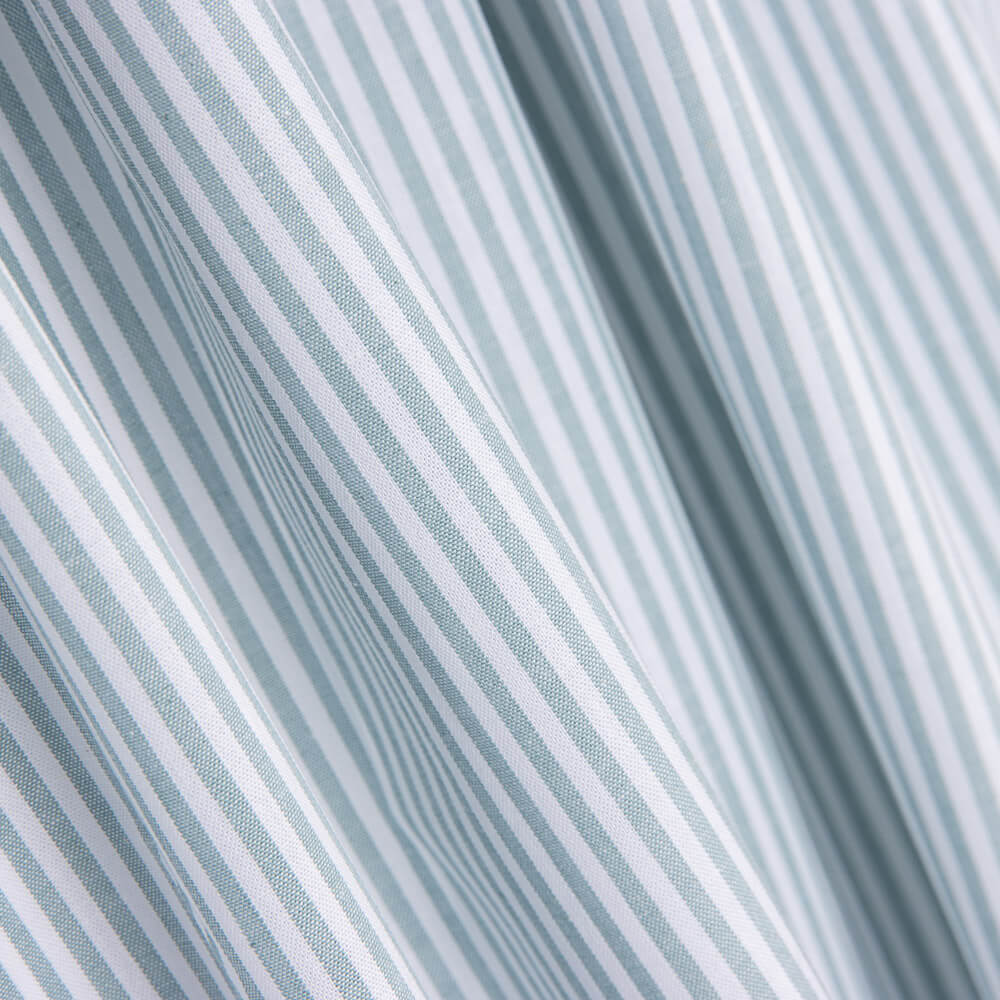 Algodón Vichy Raya Mini Verde Pálido - Ribes y Casals