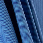 Algodón Seersucker Cuadro Mini Azul Royal - Ribes y Casals