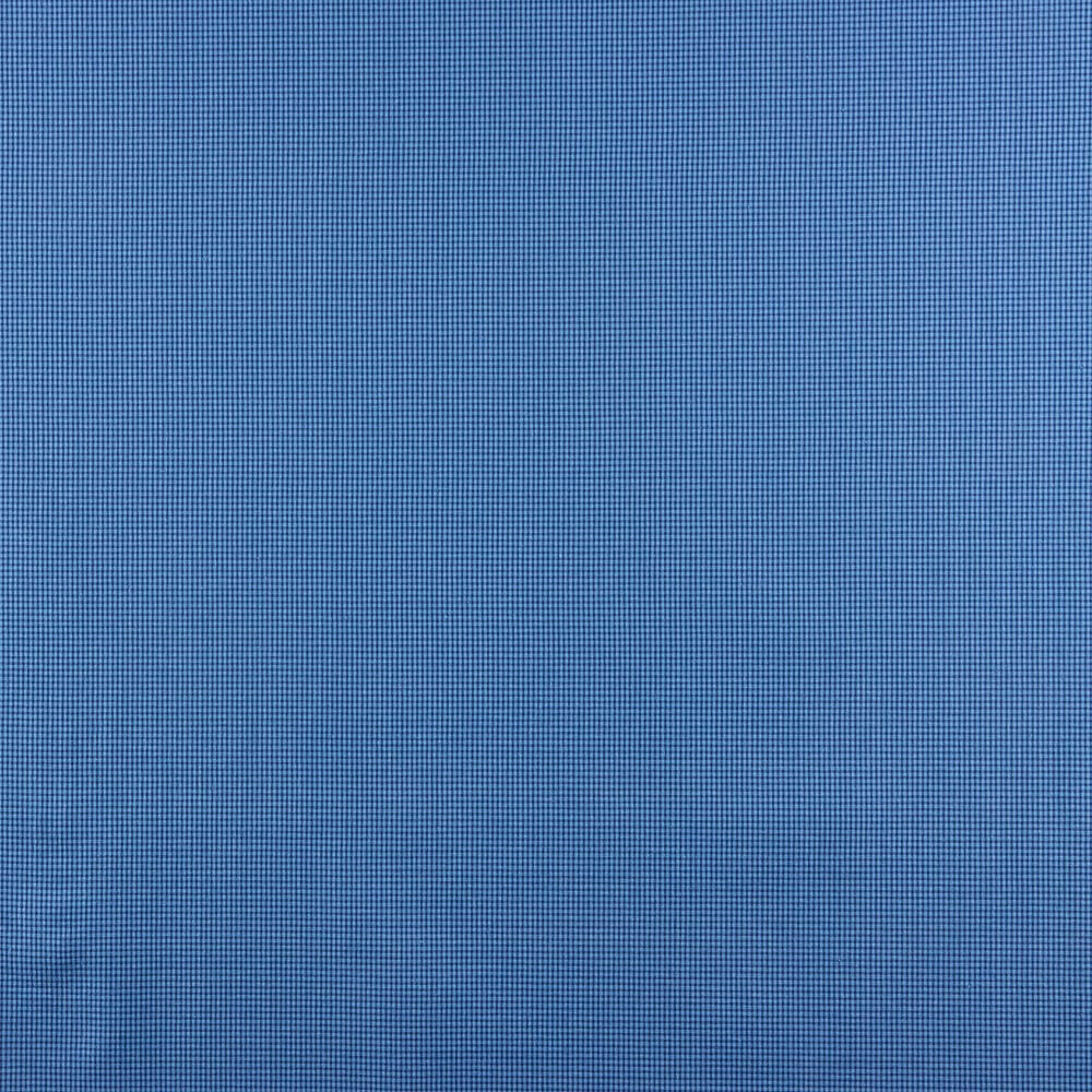 Algodón Seersucker Cuadro Mini Azul Royal - Ribes y Casals