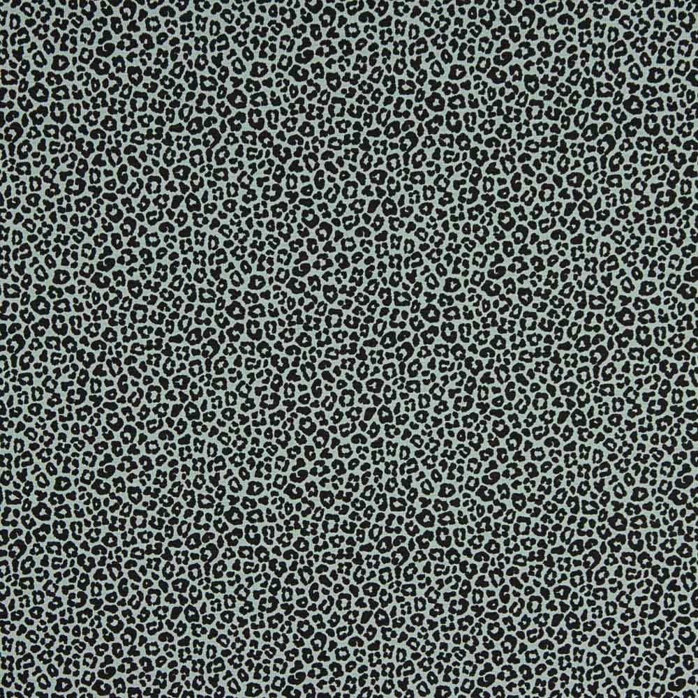 Punto Algodón Lycra Leopardo Verde Salvia - Ribes y Casals