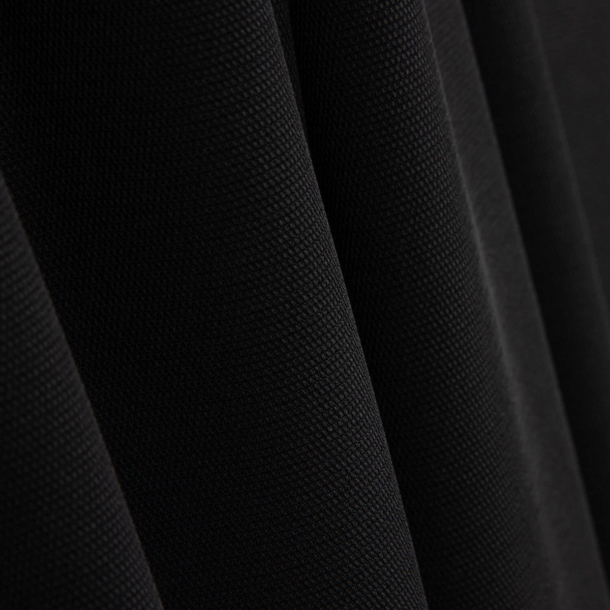 Piqué Poliéster Fino Negro - Ribes y Casals