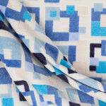 Minky Cuadros Azul - Ribes y Casals