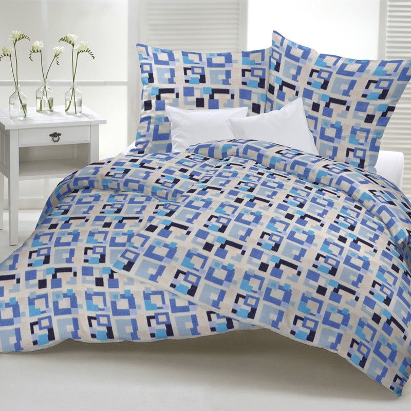 Minky Cuadros Azul - Ribes y Casals