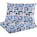 Minky Cuadros Azul - Ribes y Casals