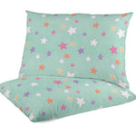 Minky Estrellitas Verde Agua - Ribes y Casals