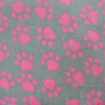 Minky Huellas Rosa - Ribes y Casals