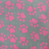 Minky Huellas Rosa - Ribes y Casals
