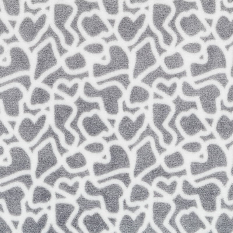 Minky Sombras Gris Medio - Ribes y Casals